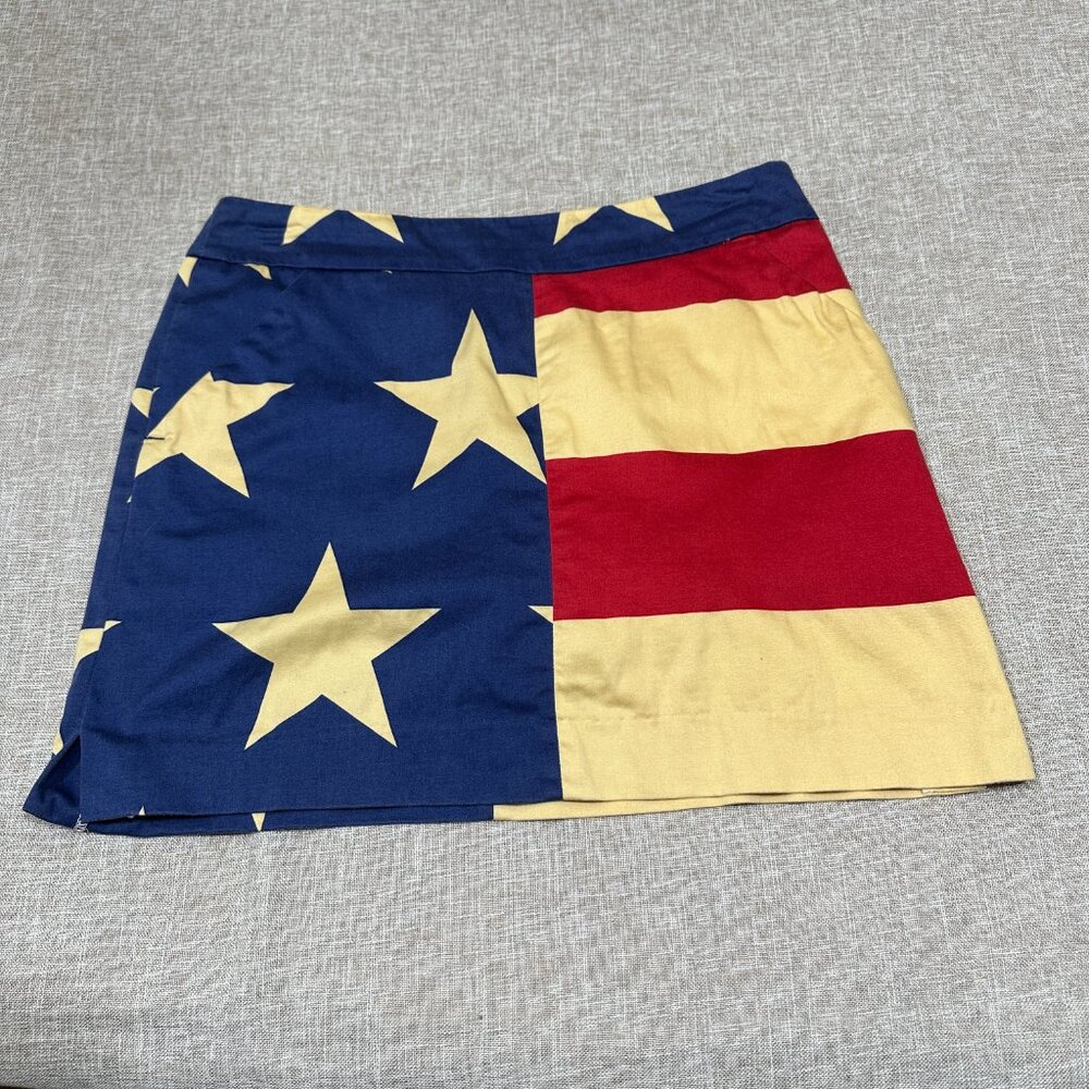 Loud Mouth Stars and Stripes Skort Size: 4